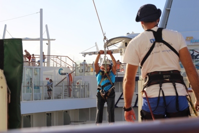 Zip Line - Allure of the Seas