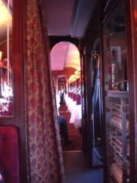 inside tramcar