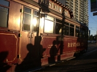 outside tramcar