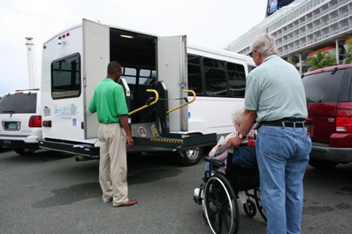 Wheelchair Tour Vehicle St. Thomas