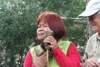 Edna with animal