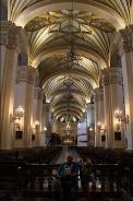 Inside a church in Lima  Peru