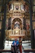 Inside a church in Lima  Peru