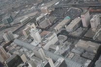 Las Vegas Strip from in the Air