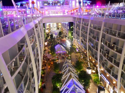 Balcony cabins overlooking Central Park - Allure of the Seas