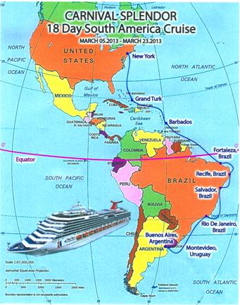 South America Cruise leg 3